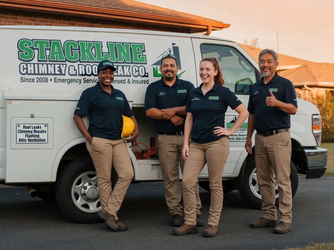 Chimney flashing repair company in Selma, IA